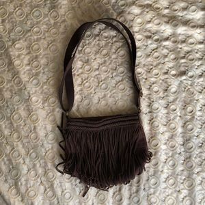 AEO Boho Fringe Crossbody Hand Bag